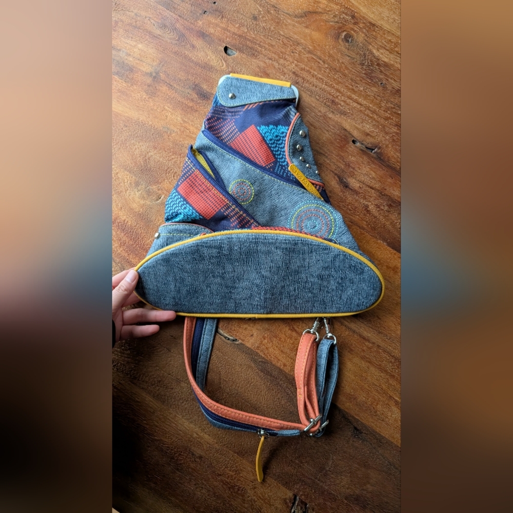 Cirque Du Soleil Leather and Cloth Bag/Backpack